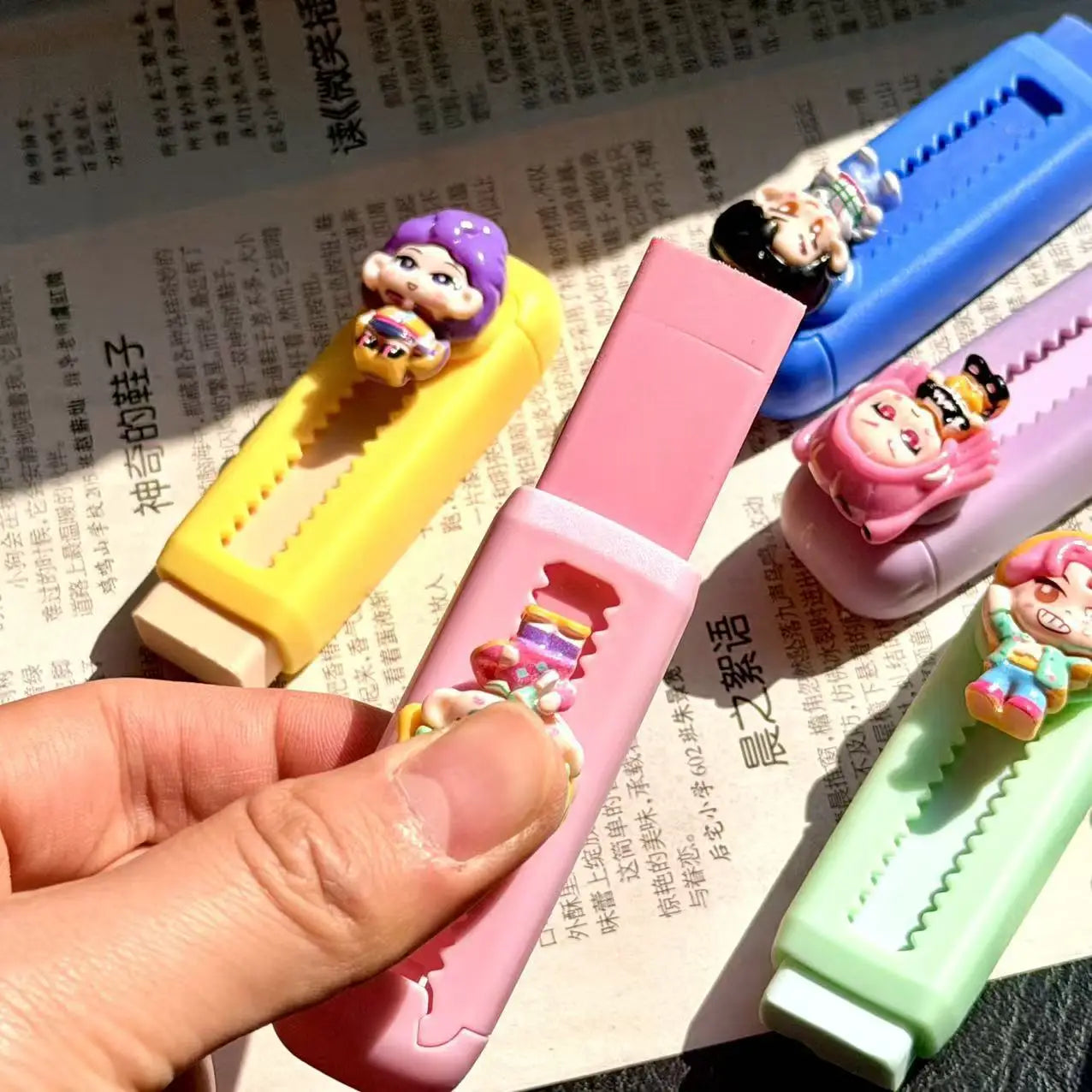 Creative Cartoon 2B Pencil Eraser Clean and Mess Free Student Exam Office Sketch Soft Eraser for Kids