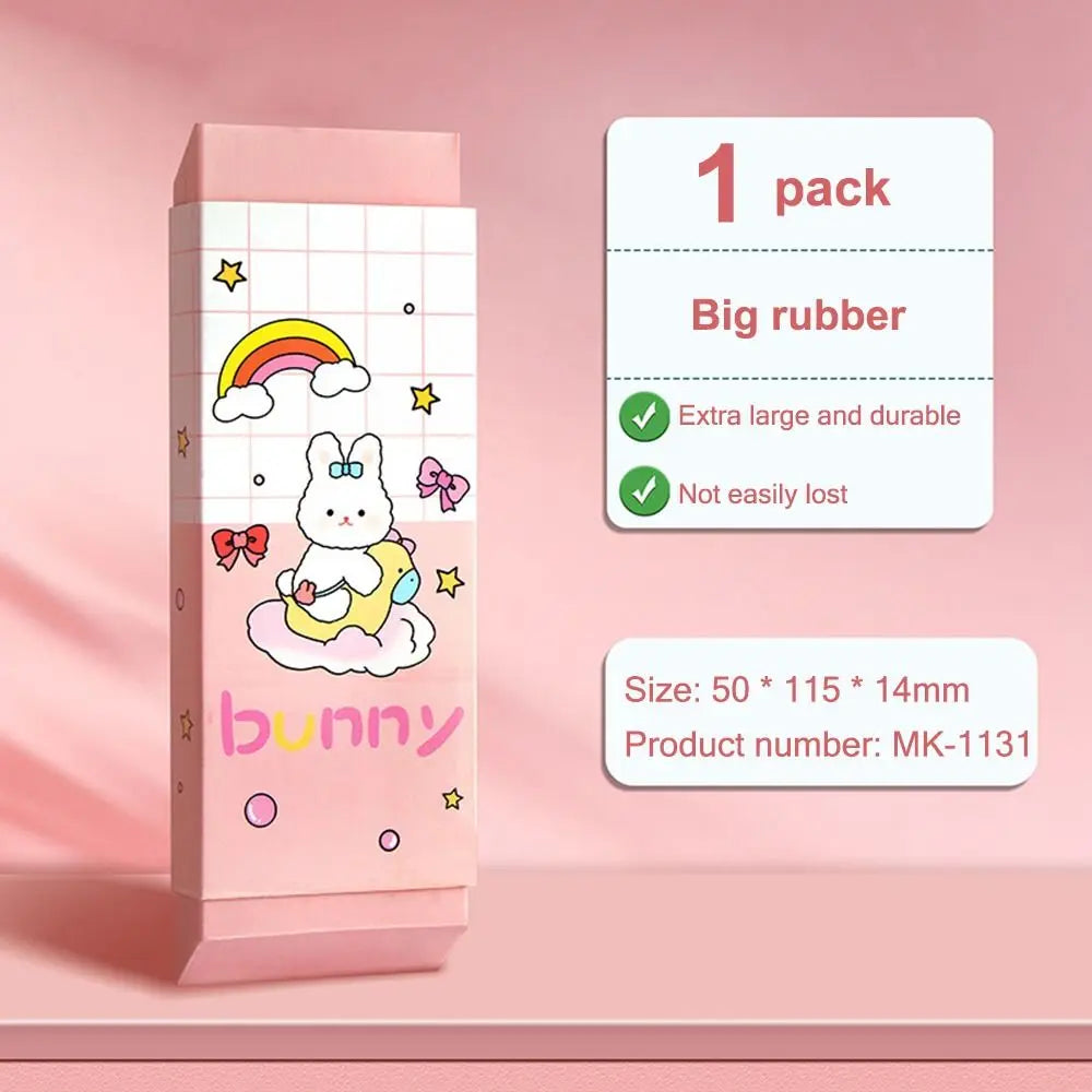 Cartoon Huge Eraser Super Large Block Pencil Eraser Without Leaving Marks Astronauts/Dinosaur Student Art Painting Rubber Eraser