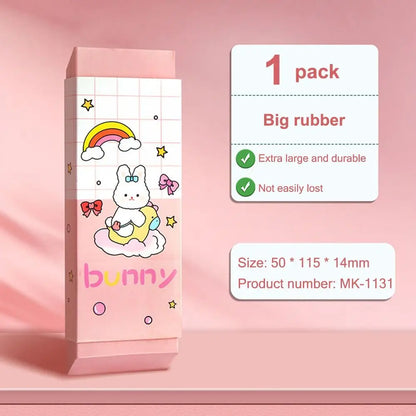 Cartoon Huge Eraser Super Large Block Pencil Eraser Without Leaving Marks Astronauts/Dinosaur Student Art Painting Rubber Eraser