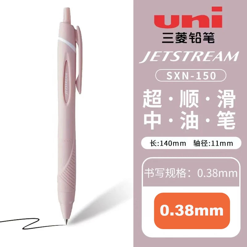 New Color Japanese UNI Ballpoint Pen SXN-150 Gel Pen Student Stationery Jetstream 0.38/0.5/0.7mm Business Office Signature