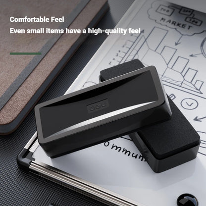 Deli whiteboard eraser magnetic absorbable plastic tape magnetic velvet cloth board eraser blackboard eraser office supplies