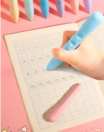 3PCS/Box Hole Eraser for Primary School Students No Dregs No Crumbs Clean Eraser Pen Image Skin Oversize Art Pose