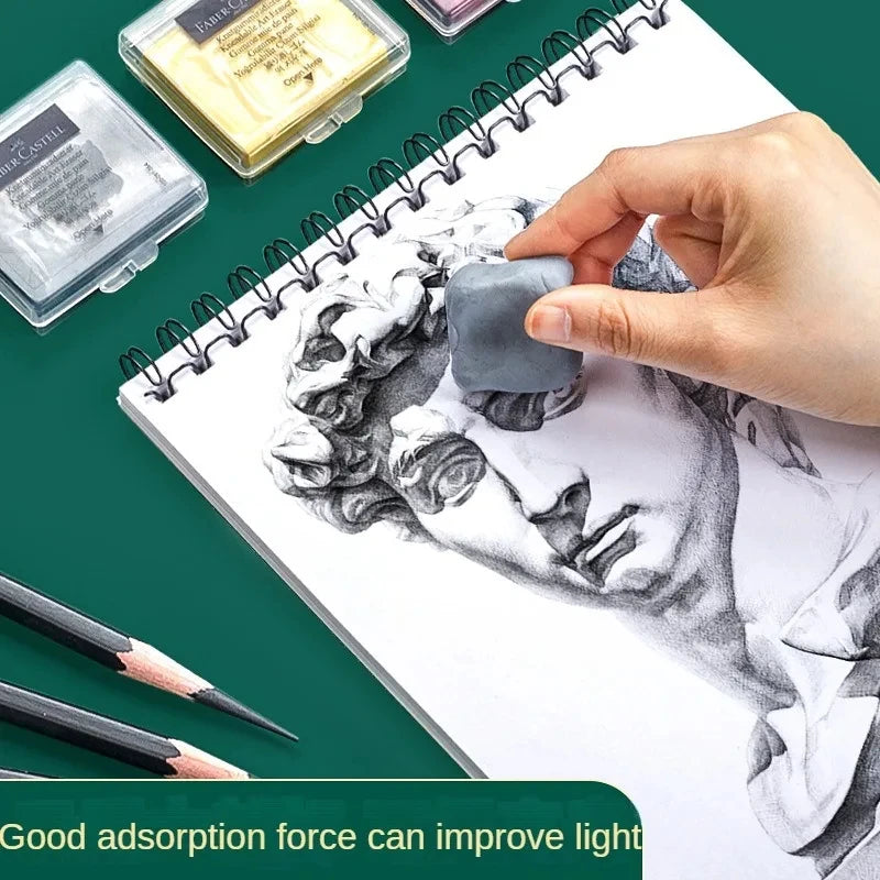 Faber-Castell Plasticity Rubber Soft Art Eraser Wipe highlight Kneaded Rubber For Art Pianting Design Sketch Eraser Stationery