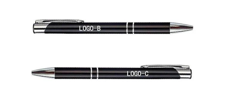 50pcs/lot Hot Sell Custom Ballpoint Pen Metal Pen Support Custom Logo Advertising Wholesale Personalized Pen Gift Engraved Name