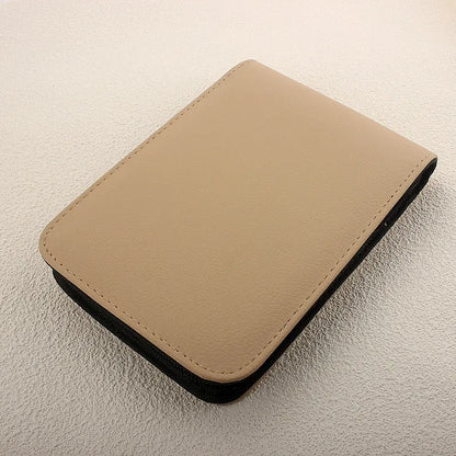 12 Slots Fountain Pen Retro Pen Pouch PU Leather Pencil Case for School Students Men Pencil Bag