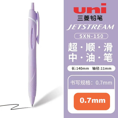 New Color Japanese UNI Ballpoint Pen SXN-150 Gel Pen Student Stationery Jetstream 0.38/0.5/0.7mm Business Office Signature