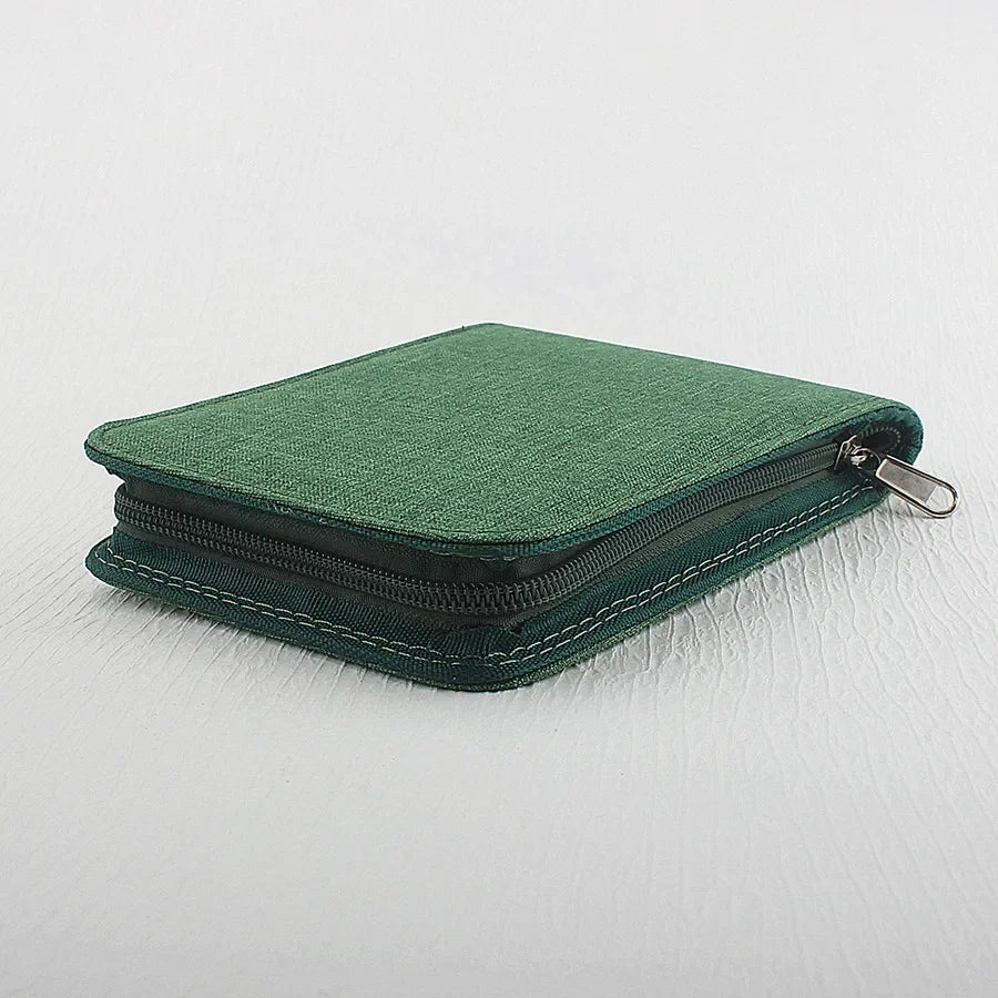 48 /24/10 Slots Zipper Pen Case Jinhao 10 Retractable Press Fountain Pen Pencil Pouch Bag Canvas Case