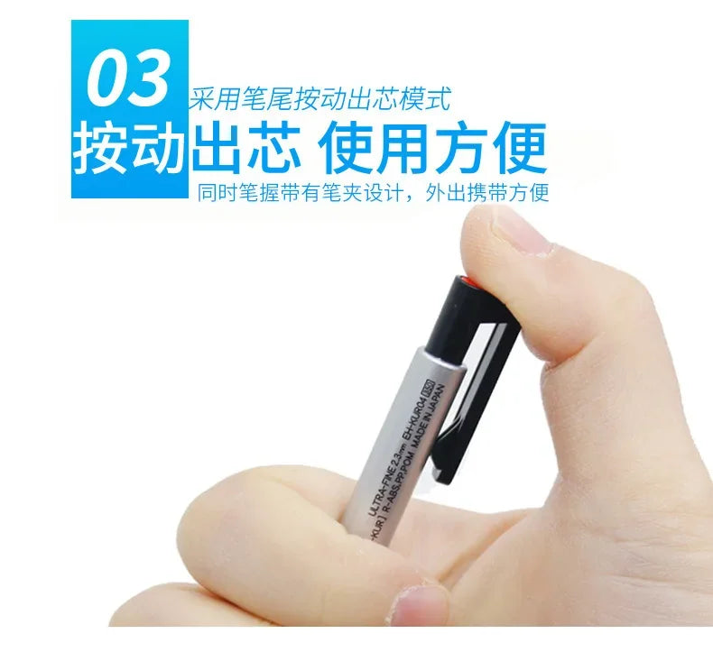 Tombow Mono Zero Eraser Precision Tip Pen-Style Mechanical Rubber Refillable Pen Sketch Drawing Correction Erasers Art Supplies