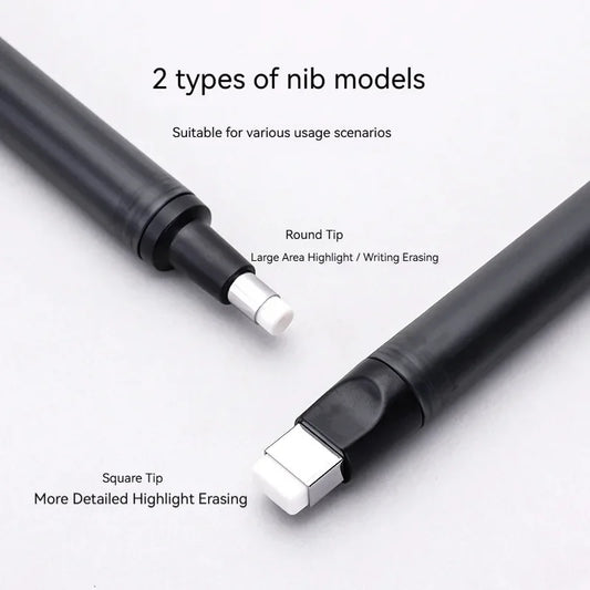 Push-Type Pencil Eraser For Manga Design Drawing Highlight Modeling Writing Painting Press Erasers Kids School Stationery Gifts