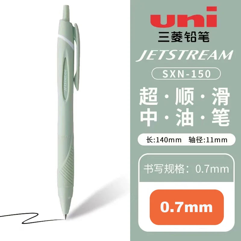 New Color Japanese UNI Ballpoint Pen SXN-150 Gel Pen Student Stationery Jetstream 0.38/0.5/0.7mm Business Office Signature