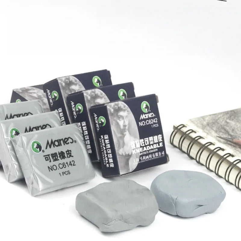 1pcs Soft Plasticity Erasers Kneaded Rubber for Blending Highlighting Shading Smooth Sketching Drawing Tools for Artists Student