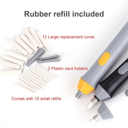 Electric Eraser Art Eraser Set With Refill Sketch Pencil Multi-function Writing Correction School Stationery