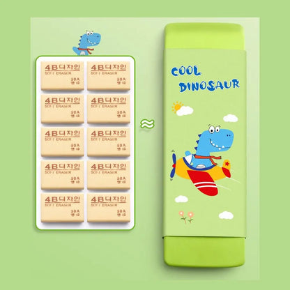Cartoon Huge Eraser Super Large Block Pencil Eraser Without Leaving Marks Astronauts/Dinosaur Student Art Painting Rubber Eraser
