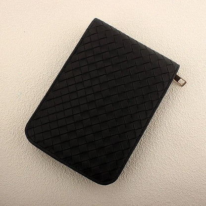 12 Slots Fountain Pen Retro Pen Pouch PU Leather Pencil Case for School Students Men Pencil Bag