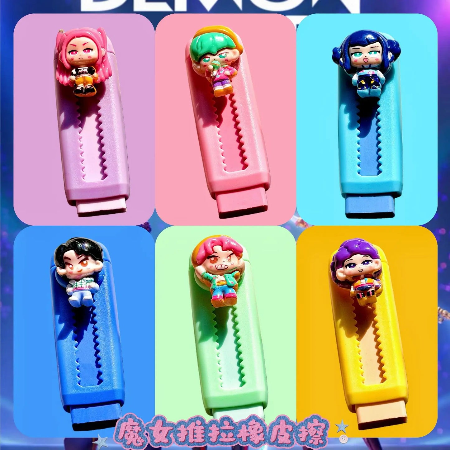 Creative Cartoon 2B Pencil Eraser Clean and Mess Free Student Exam Office Sketch Soft Eraser for Kids