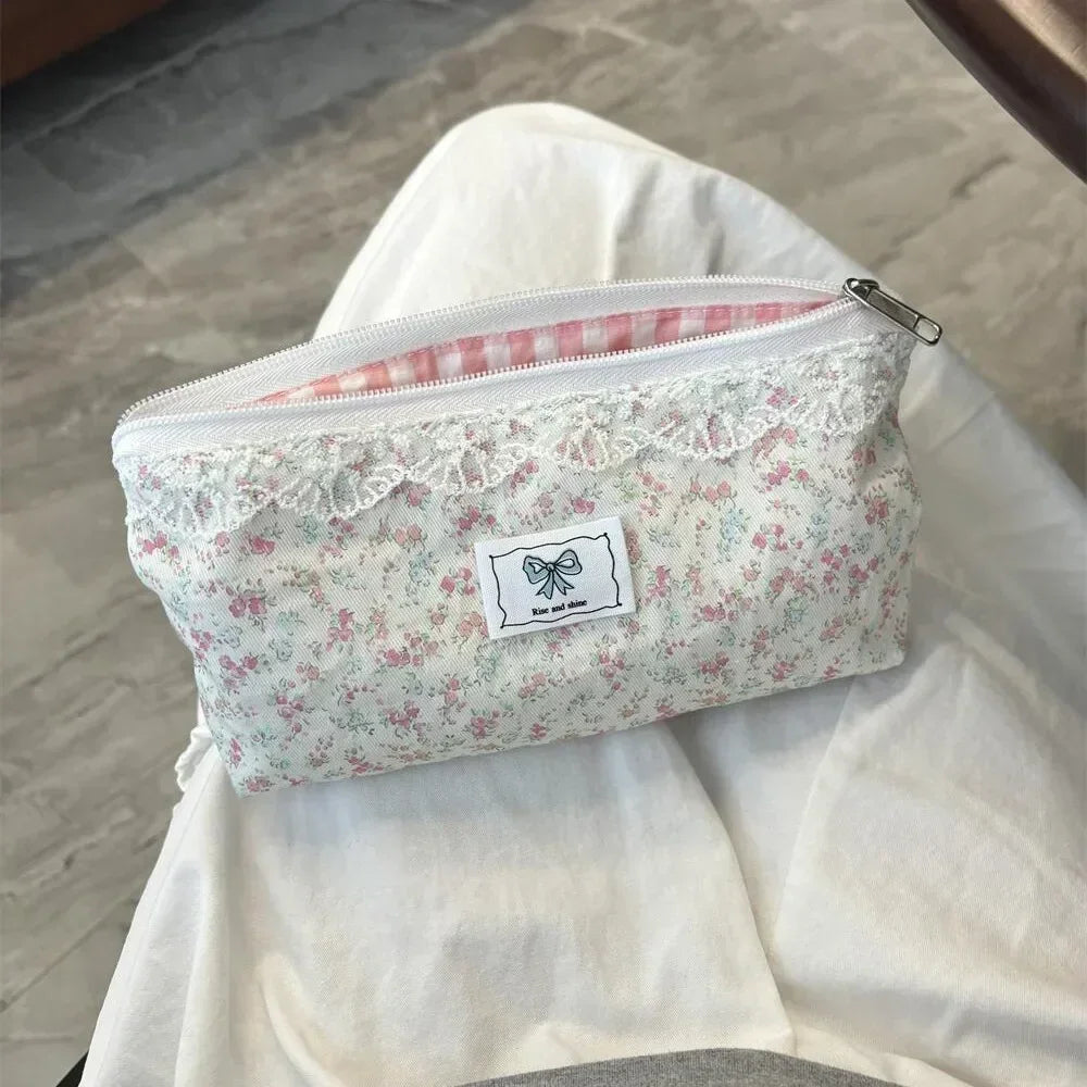 Simplicity Solid Color Pen Bag Zipper Design Large Capacity Pencil Case Portable Stationery Organizer Student Back to school