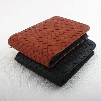 12 Slots Fountain Pen Retro Pen Pouch PU Leather Pencil Case for School Students Men Pencil Bag