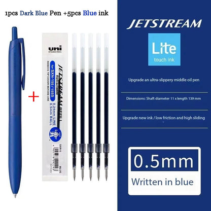 New Uni Jetstream Ballpoint Pen Lite Touch Ink Anti-slip Ultra Smooth Quiet Writing Gel Pens Limited Quality Japanese Stationery