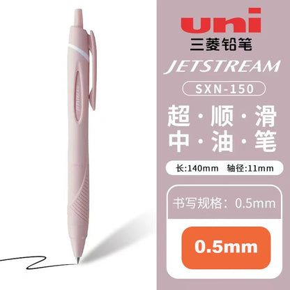New Color Japanese UNI Ballpoint Pen SXN-150 Gel Pen Student Stationery Jetstream 0.38/0.5/0.7mm Business Office Signature