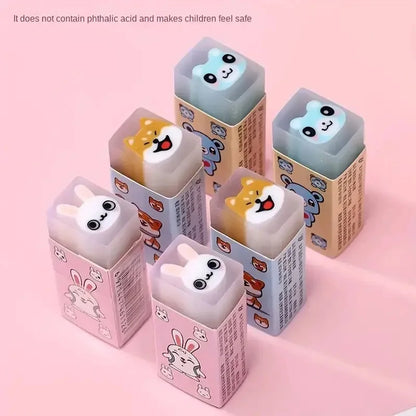 Clearance_3pcs/6pcs Cute Animal Rubber, Creative Cartoon Jelly Eraser with Sweet Smell, Nice Gift for Kids and Students_Continuo