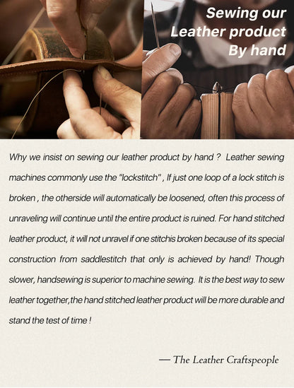 Handmade Vintage Genuine Leather Pencil Case Retro Storage Box for Office School Supplies Best Gift