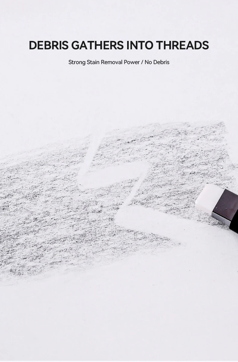 Languo Eraser Retractable Automatic Pencil Rubber High Precision Pencil Eraser Correction Highlight Rubber Tools Art Supplies