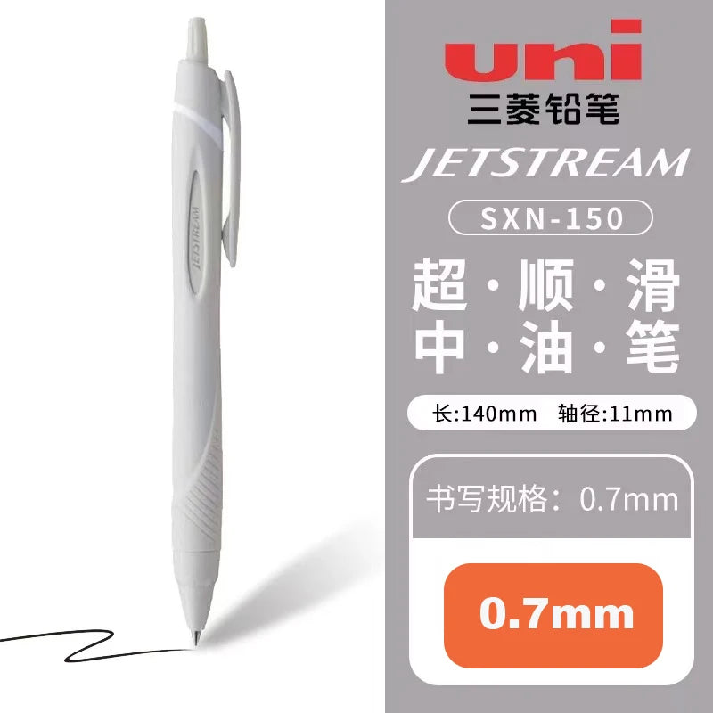 New Color Japanese UNI Ballpoint Pen SXN-150 Gel Pen Student Stationery Jetstream 0.38/0.5/0.7mm Business Office Signature