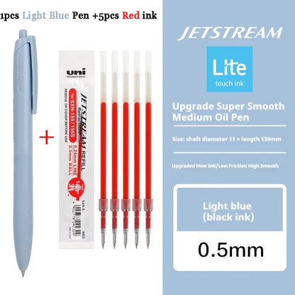 New Uni Jetstream Ballpoint Pen Lite Touch Ink Anti-slip Ultra Smooth Quiet Writing Gel Pens Limited Quality Japanese Stationery