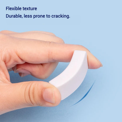 Deli Soft 2B Pencil Erasers for Kids - Clean Mess-Free Exam Office Sketch Correction Supplies