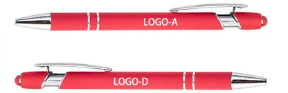 50 Pcs Metal Business Ballpoint Universal Drawing Touch Screen Stylus Pen Custom Logo School Office Supplies Free Engraved Name