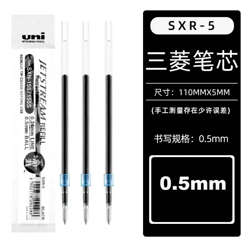 New Color Japanese UNI Ballpoint Pen SXN-150 Gel Pen Student Stationery Jetstream 0.38/0.5/0.7mm Business Office Signature