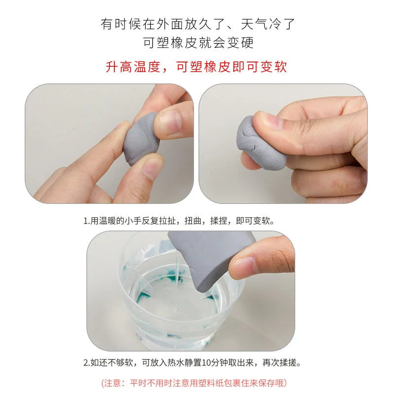 Faber-Castell Plasticity Rubber Soft Art Eraser Wipe highlight Kneaded Rubber For Art Pianting Design Sketch Eraser Stationery