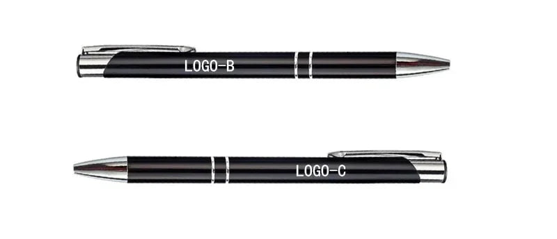 50pcs/lot Hot Sell Custom Ballpoint Pen Metal Pen Support Custom Logo Advertising Wholesale Personalized Pen Advertising Gift