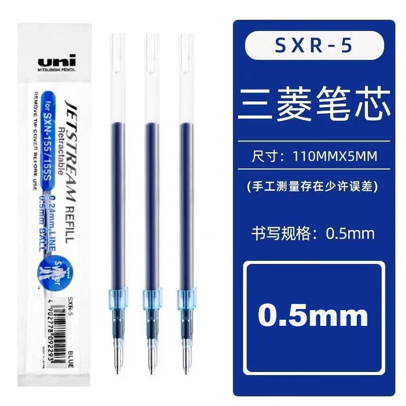 New Color Japanese UNI Ballpoint Pen SXN-150 Gel Pen Student Stationery Jetstream 0.38/0.5/0.7mm Business Office Signature