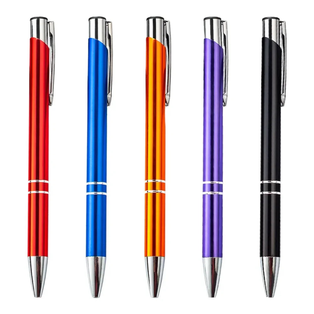 50pcs/lot Hot Sell Custom Ballpoint Pen Metal Pen Support Custom Logo Advertising Wholesale Personalized Pen Advertising Gift