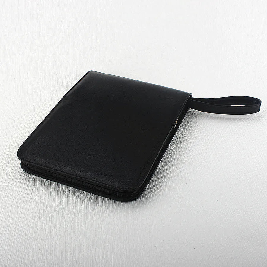 PU Leather Pen Storage Case for 10 24 36 48 Pens Waterproof Holder Organizer