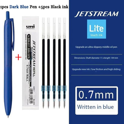 New Uni Jetstream Ballpoint Pen Lite Touch Ink Anti-slip Ultra Smooth Quiet Writing Gel Pens Limited Quality Japanese Stationery