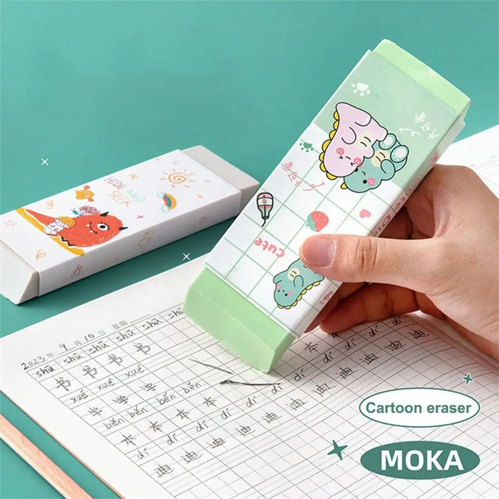 Cartoon Huge Eraser Super Large Block Pencil Eraser Without Leaving Marks Astronauts/Dinosaur Student Art Painting Rubber Eraser