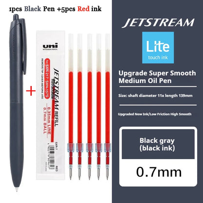 New Uni Jetstream Ballpoint Pen Lite Touch Ink Anti-slip Ultra Smooth Quiet Writing Gel Pens Limited Quality Japanese Stationery