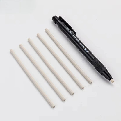 Eraser Pen Mechanical Rubber Refillable Pen Sketch Drawing Press Retractable Pencil Correction Highlight Rubber Art Supplies