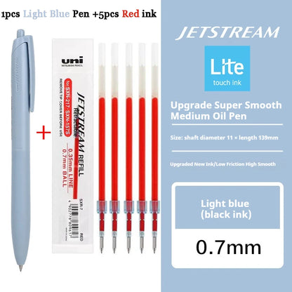 New Uni Jetstream Ballpoint Pen Lite Touch Ink Anti-slip Ultra Smooth Quiet Writing Gel Pens Limited Quality Japanese Stationery