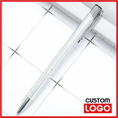 50pcs/lot Hot Sell Custom Ballpoint Pen Metal Pen Support Custom Logo Advertising Wholesale Personalized Pen Advertising Gift