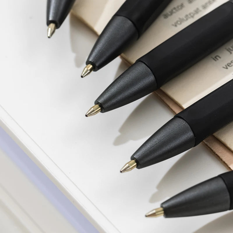 DELI Ballpoint Pens 0.7 mm Smooth Writing Signing Ball Pen Black Blue Office School Stationery