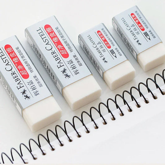 Faber Castell Pencil Eraser Strong Wipe Super Clean Dust Free Rubber for Drawing/Sketch Painting Erasers Art Stationery Supplies