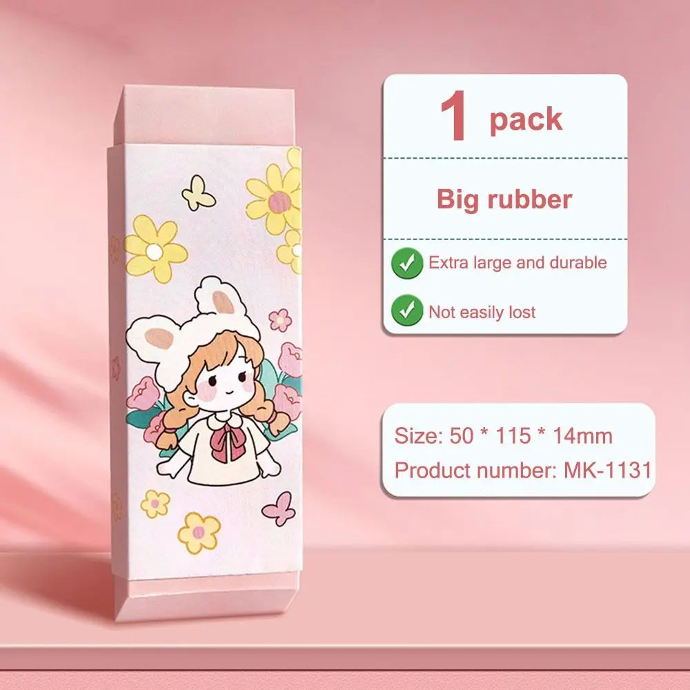 Cartoon Huge Eraser Super Large Block Pencil Eraser Without Leaving Marks Astronauts/Dinosaur Student Art Painting Rubber Eraser