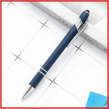 100 Pcs Light - Metal Capacitive Universal Touch Screen Stylus Ballpoint Pen Office Gifts Free Custom Logo Writing Stationery