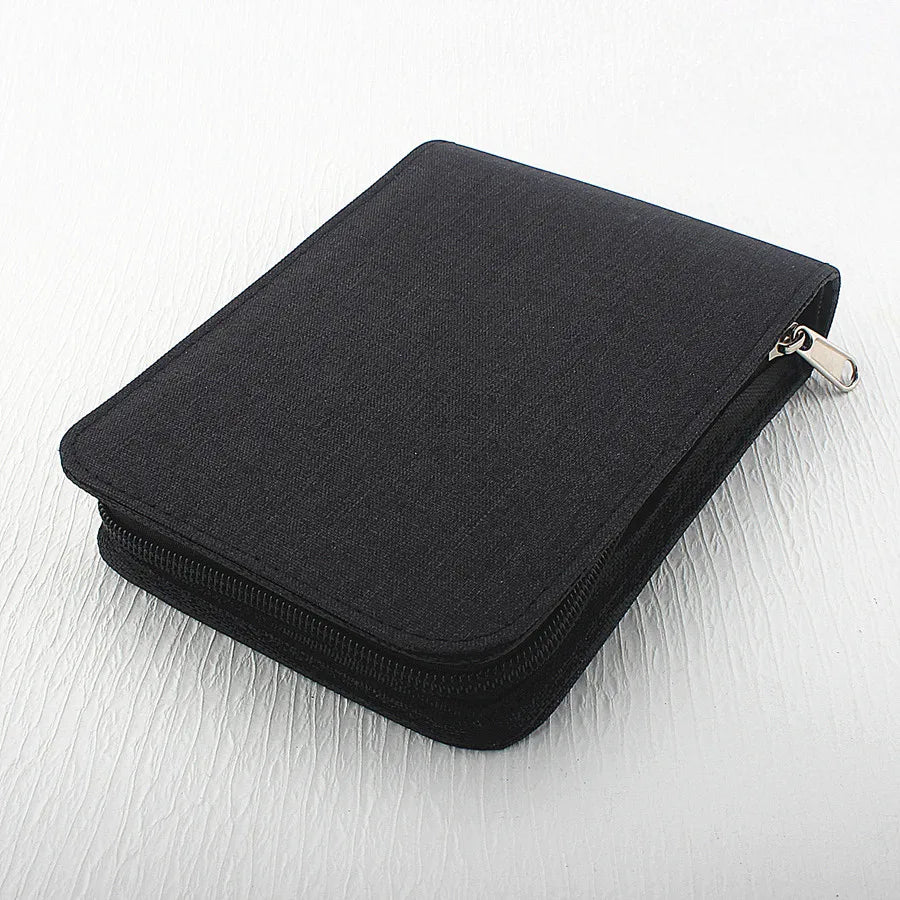 48 /24/10 Slots Zipper Pen Case Jinhao 10 Retractable Press Fountain Pen Pencil Pouch Bag Canvas Case
