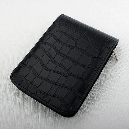 12 Slots Fountain Pen Retro Pen Pouch PU Leather Pencil Case for School Students Men Pencil Bag